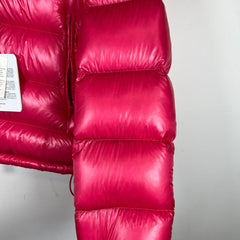 Moncler Pink Copenhague Giubbotto Down Jacket Size 0