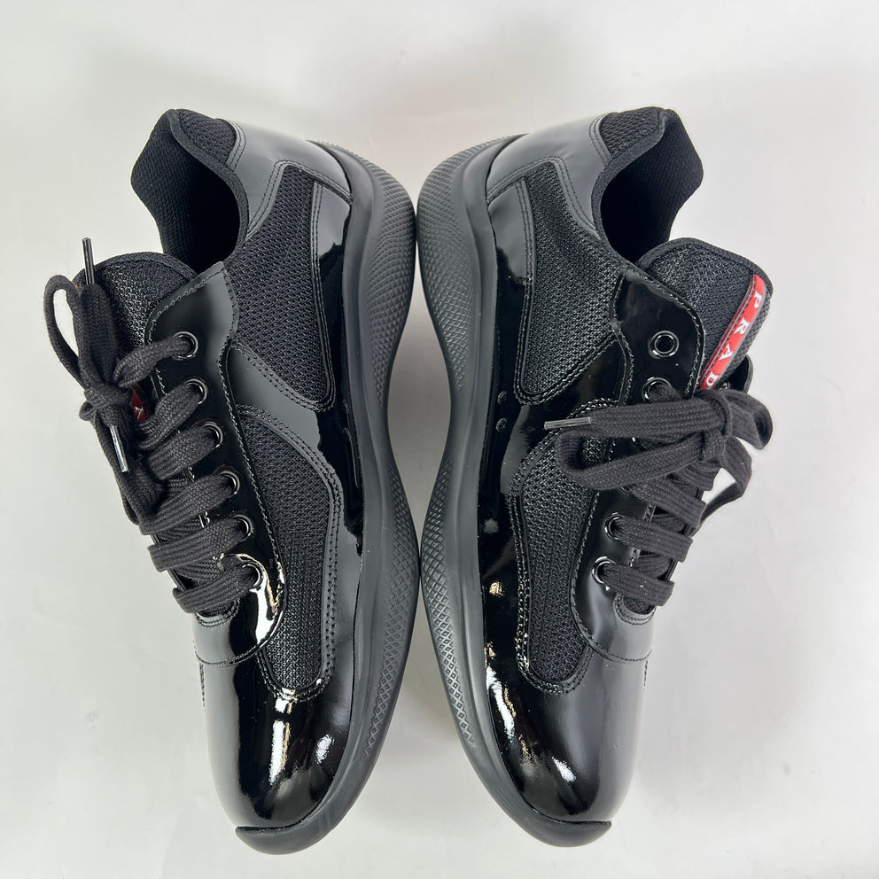 Prada Black Patent Leather America Cups
