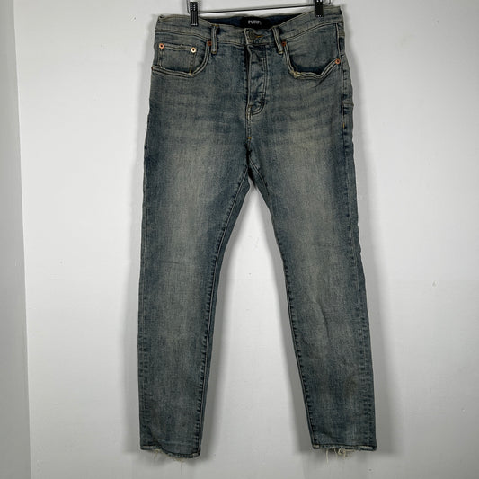 Purple Lightwash Blue Denim Jeans Size 32
