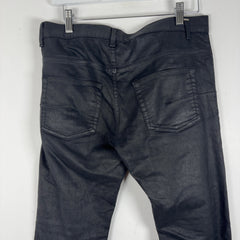Dior AW11 KVA Resin Coated Straight Jeans