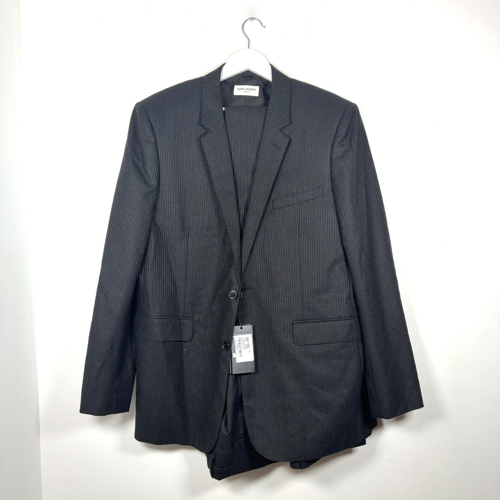 Saint Laurent FW16 Pinstripe Set Two Piece Suit