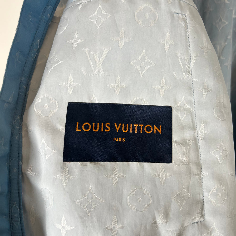 Louis Vuitton Blue Cloud Windbreaker Jacket Size M