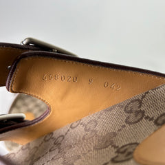 Gucci GG Monogram Canvas Strap Sandals