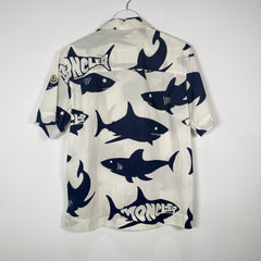Moncler Shark Nylon Camp Shirt Size S
