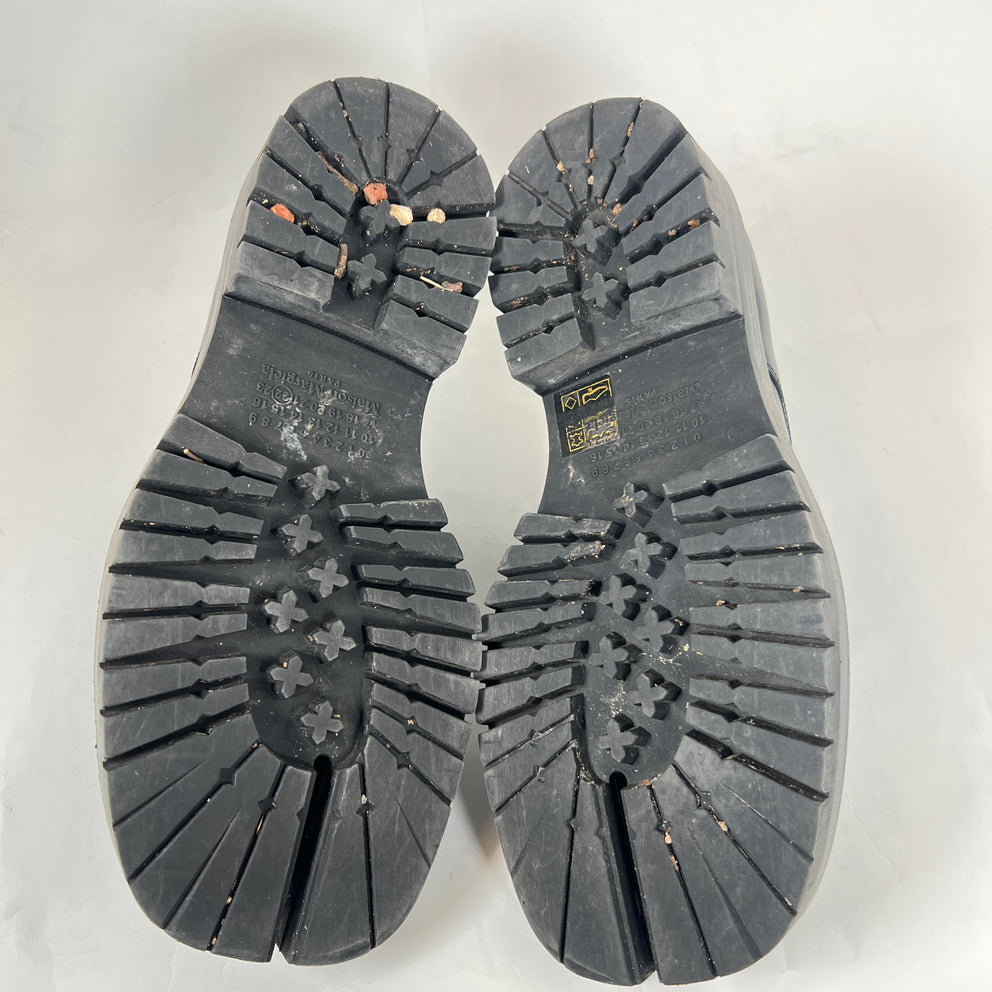 Maison Margiela Black Tabi Derbys Size 38