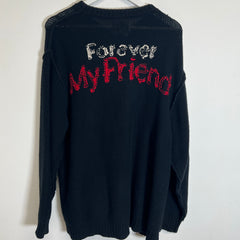 Doublet Knit Bear Sweater Size M