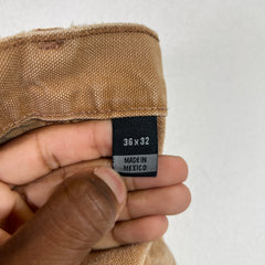 Carhartt Vintage Khaki Distressed Double Knee Carpenter Pants