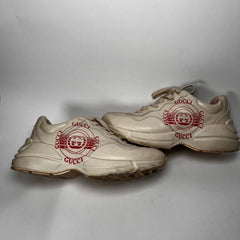 Gucci Red Logo Rython Size 8.5