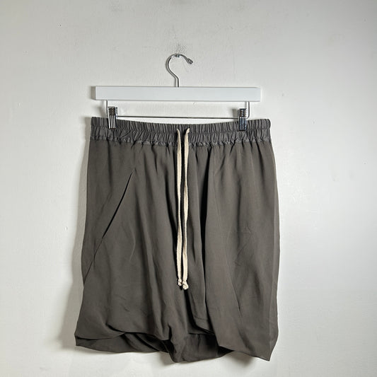 Rick Owens SS13 Dark Dust Viscose Shorts Size 10