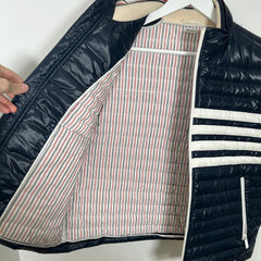 Thom Browne Navy Puffer Vest Size 1