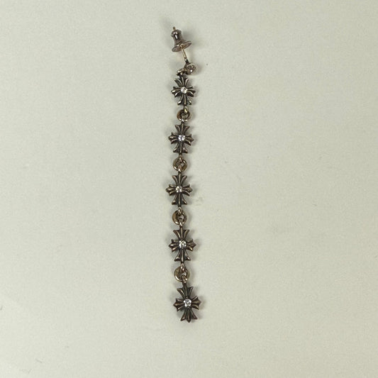 Chrome Hearts Tiny E .925 Diamond Earring