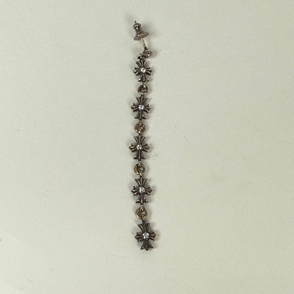 Chrome Hearts Tiny E .925 Diamond Earring