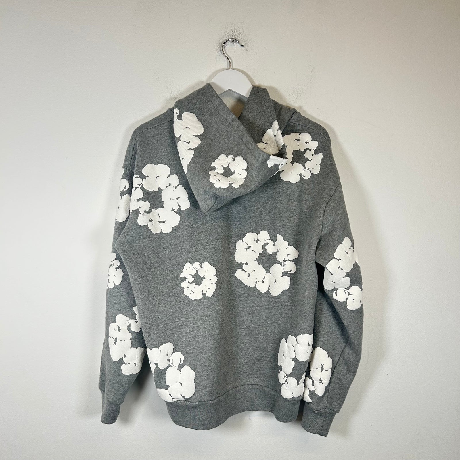 Denim Tears Grey Wreath Hoodie Size M
