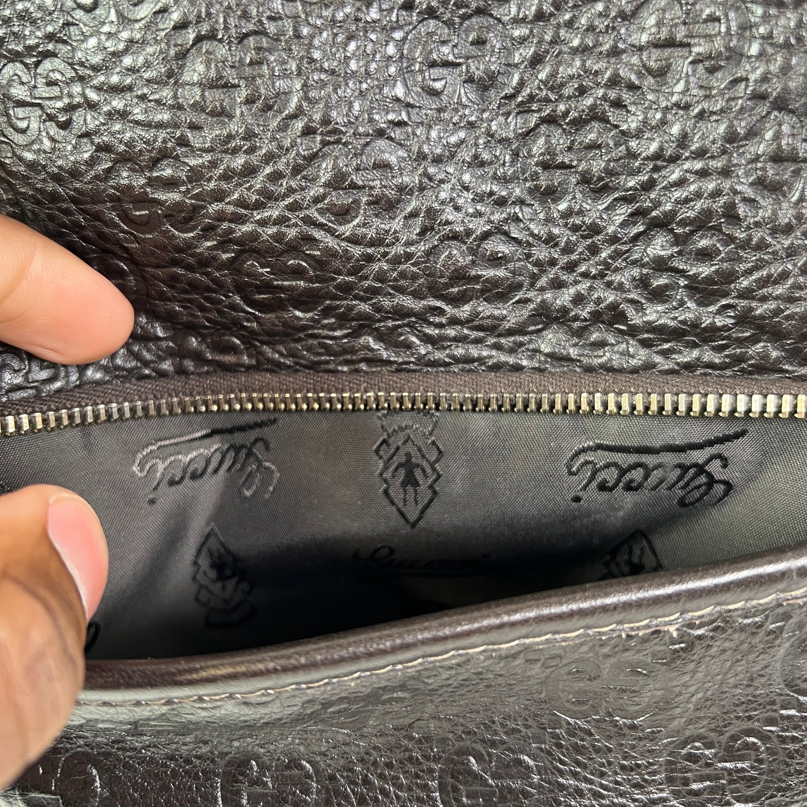 Gucci Brown GG Guccissima Signature Leather Backpack