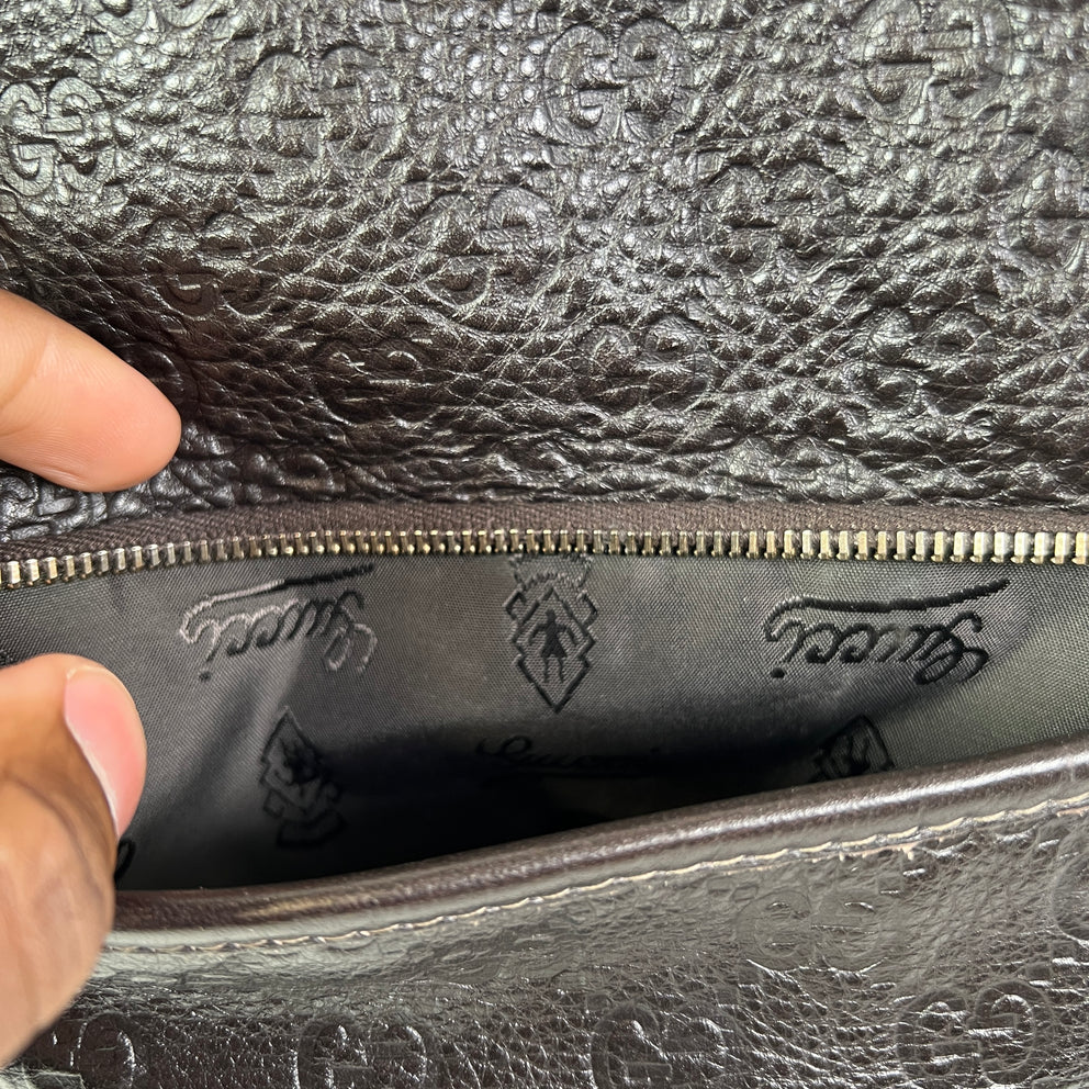 Gucci Brown GG Guccissima Signature Leather Backpack