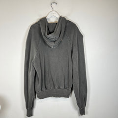 House Of Errors Washed Grey Embroidered Hoodie Size L