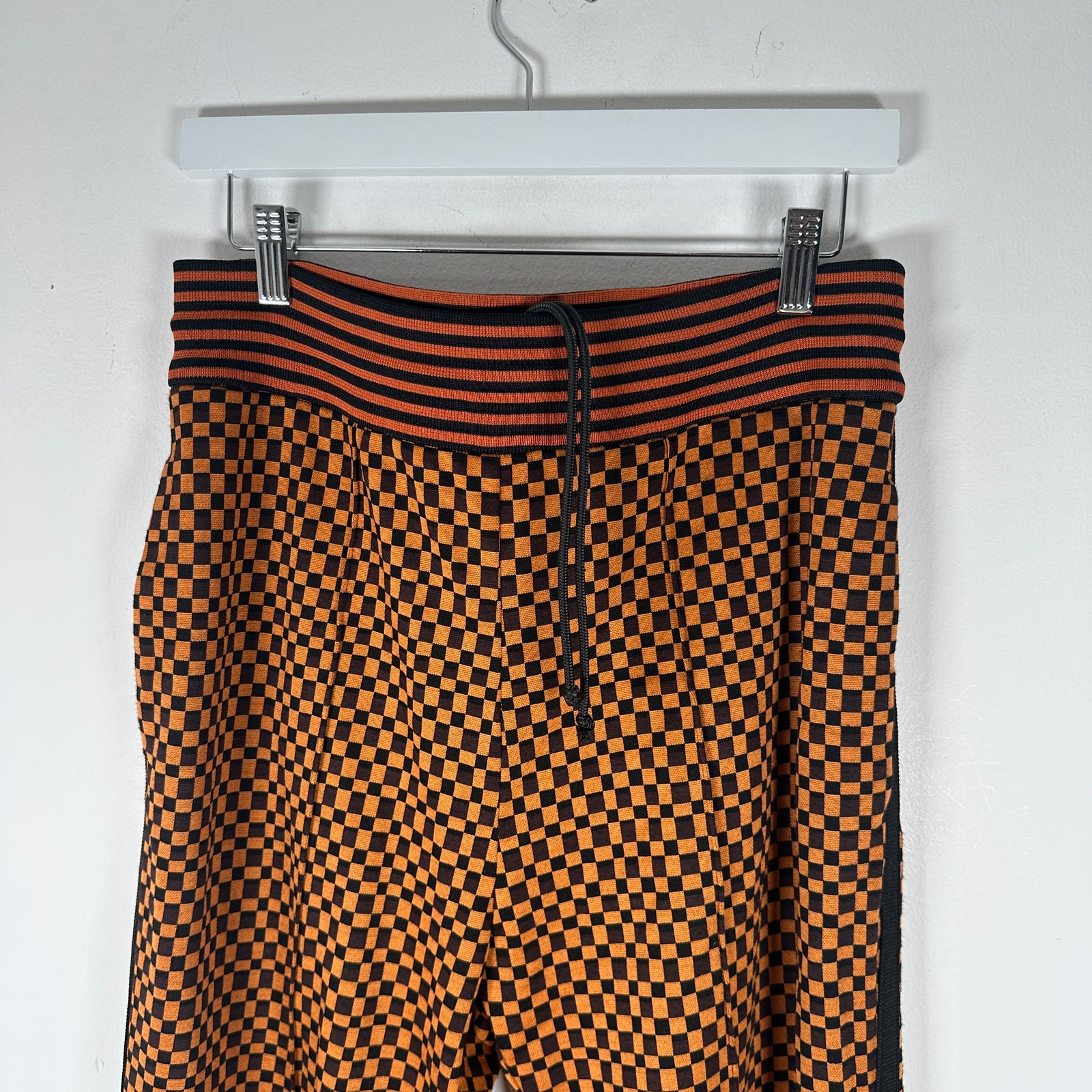 Marni Orange Checkered Lounge Pants Size 48