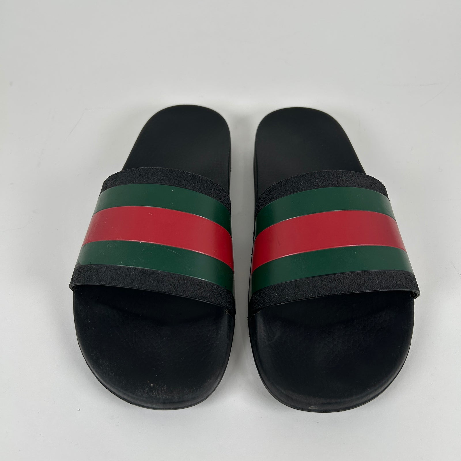 Gucci Black Classic Slides Size 10
