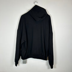 Balenciaga Black Backflip Logo Hoodie Size 2