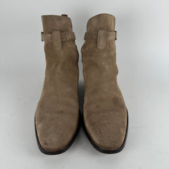 Saint Laurent Tan Jodhpur Suede Boot Size 41