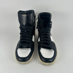 Saint Laurent B&W Court Classic High-Top Size 16