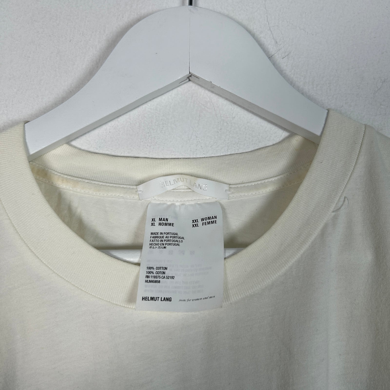Helmut Lang Blue Stripe T-Shirt Size XL