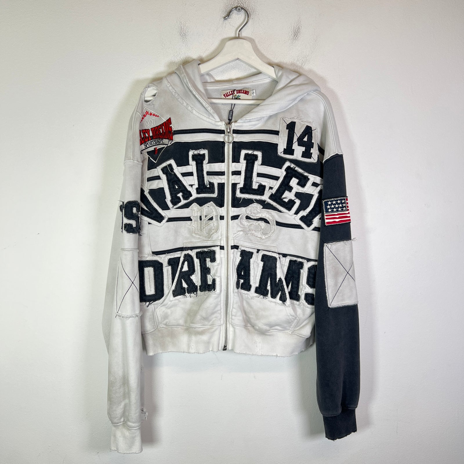 Vale Forever Oreo Collage Zip-Up Hoodie