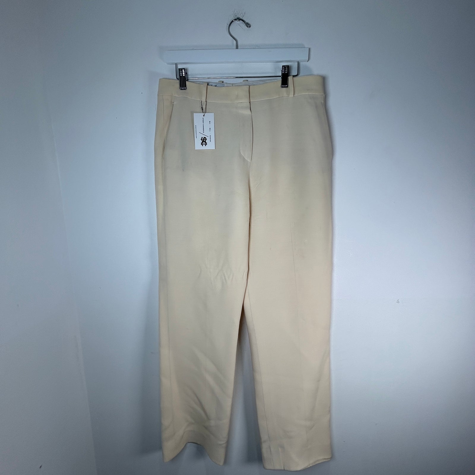 Loro Piana Virgin Wool Khaki Trousers Size 46