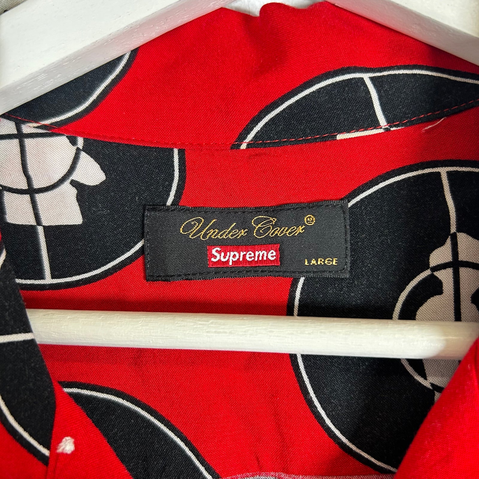 Supreme x Undercover Red Target Button Up Size L