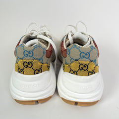 Gucci Multi Orange GG Rhyton Sneakers