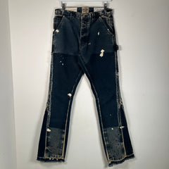 Gallery Dept Navy Double Knee Flare Pants Size 29