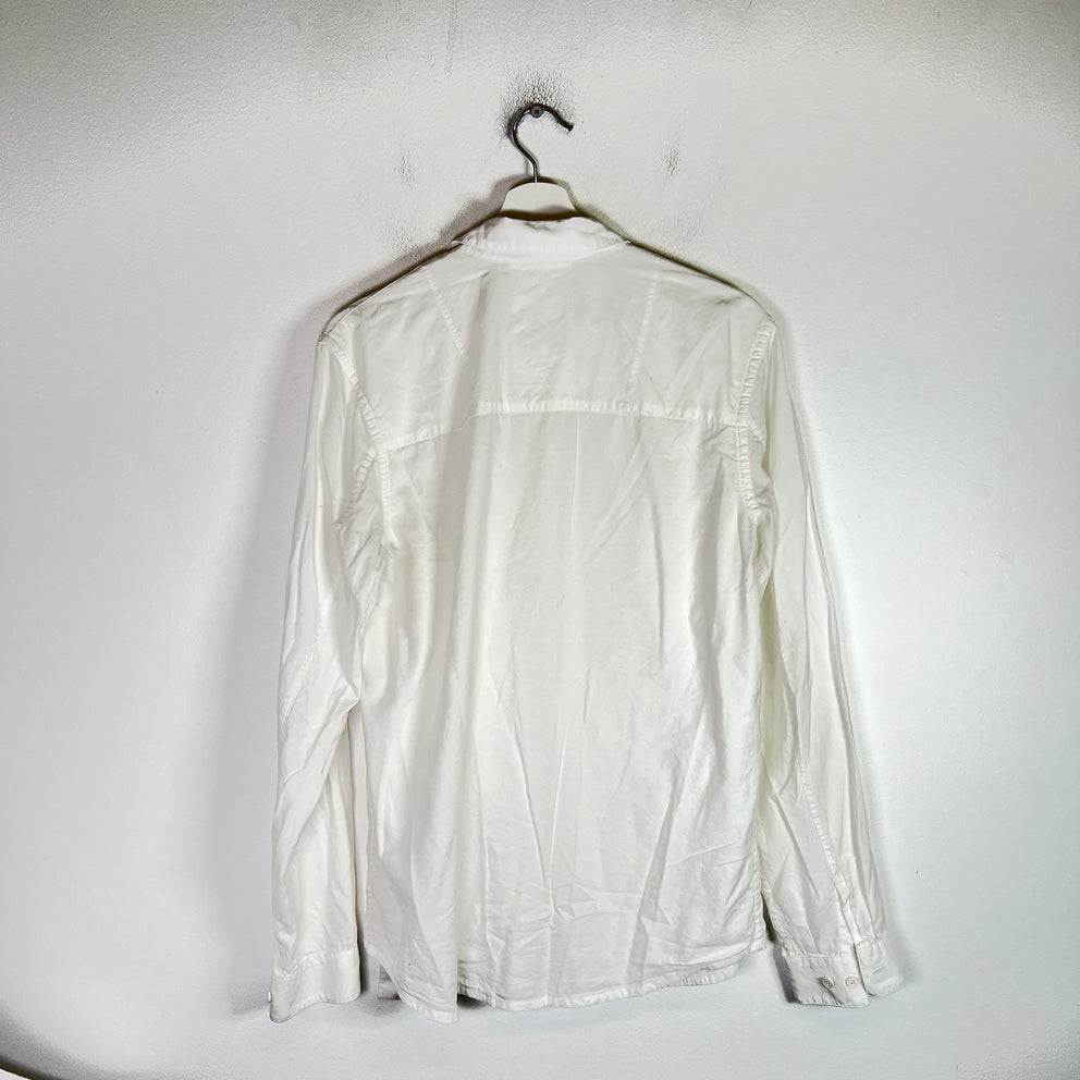 Helmut Lang White Button-Up Shirt Size S