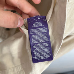 Ralph Lauren Purple Label Cream Denim Jacket Size S