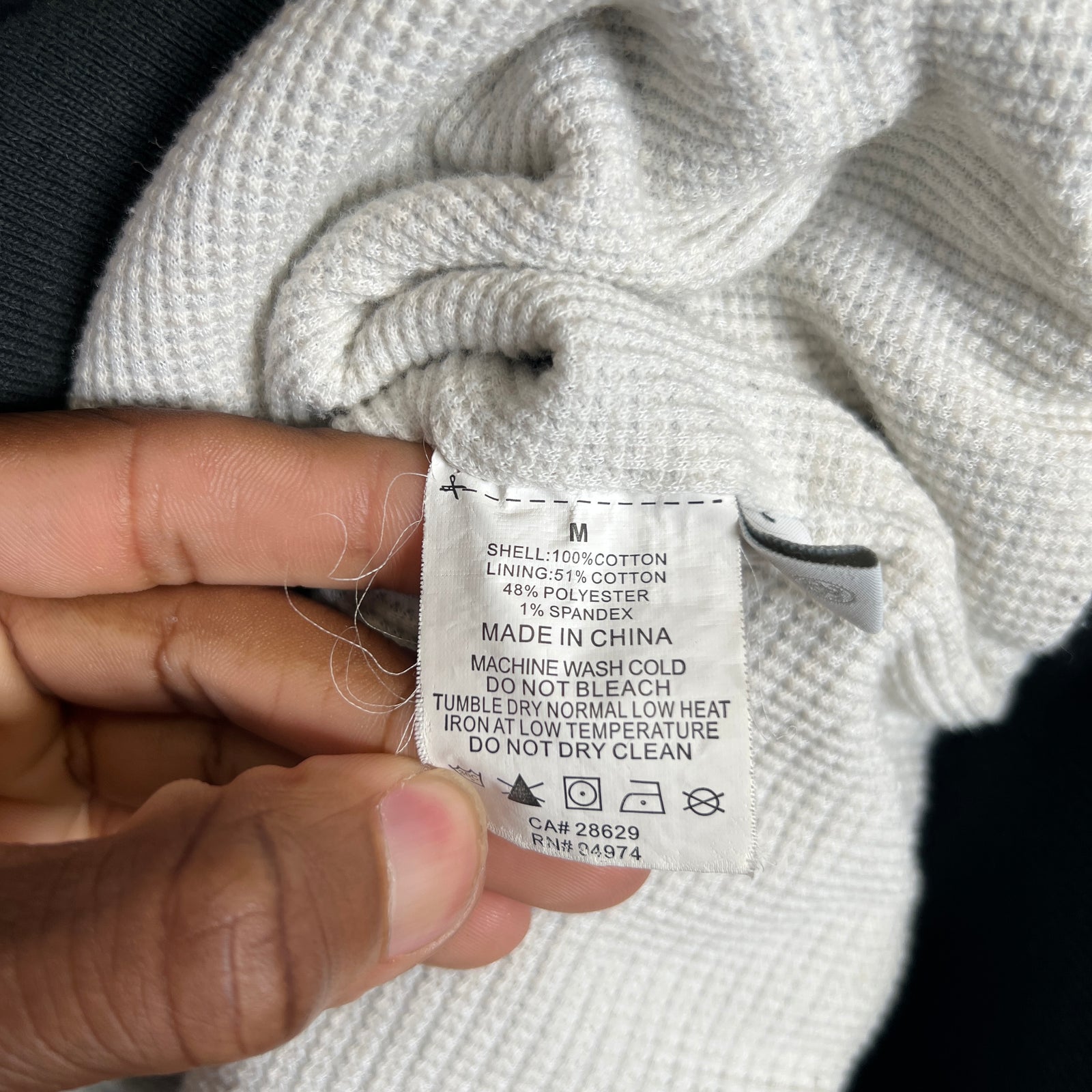 Stussy FW20 Thermal Lined Logo Zip-Up Hoodie