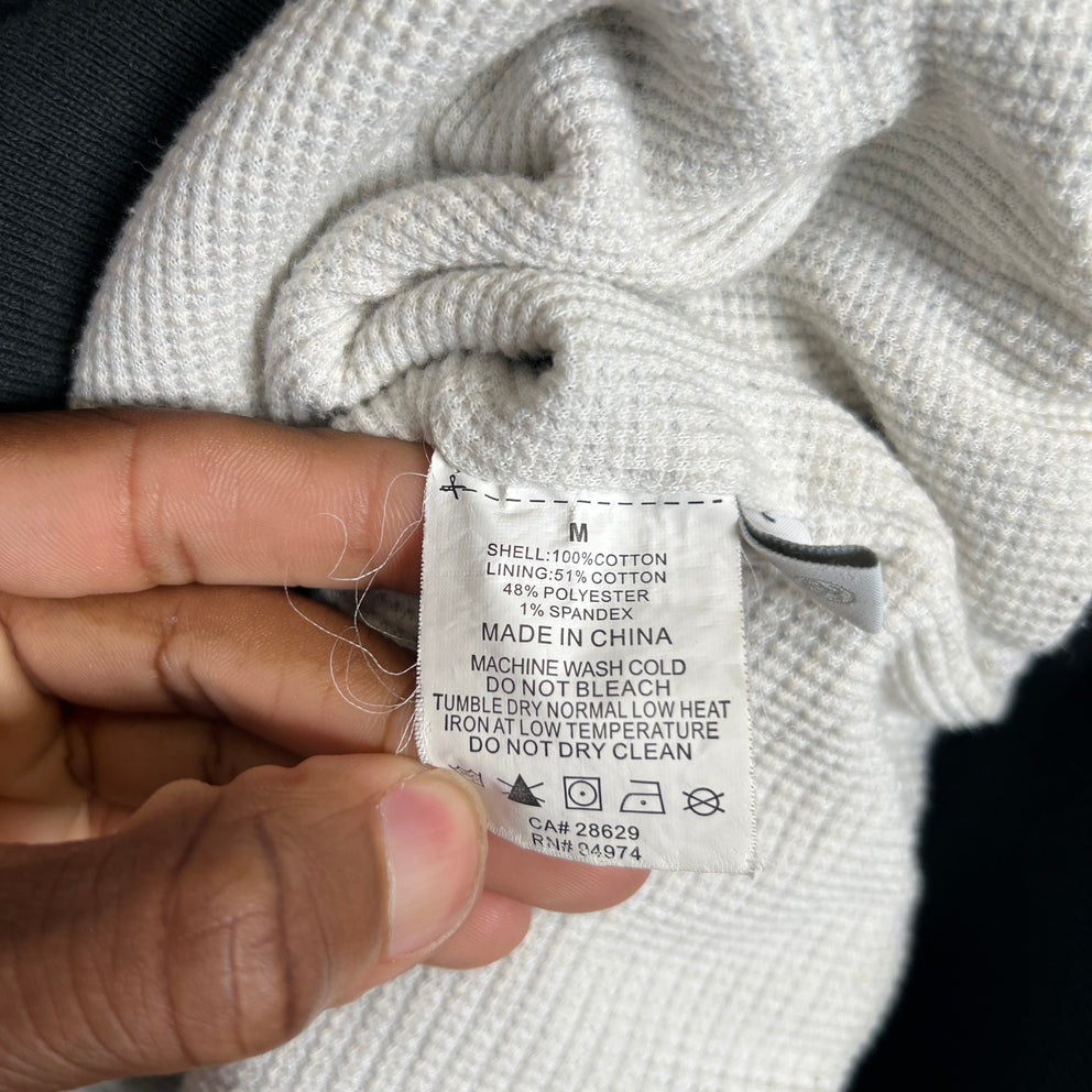 Stussy FW20 Thermal Lined Logo Zip-Up Hoodie