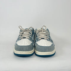 Amiri Vintage Denim Skeleton Low Top Sneaker Size 45