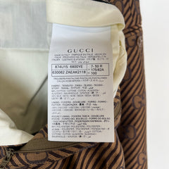 Gucci Diagonal GG Monogram Brown Suit Set