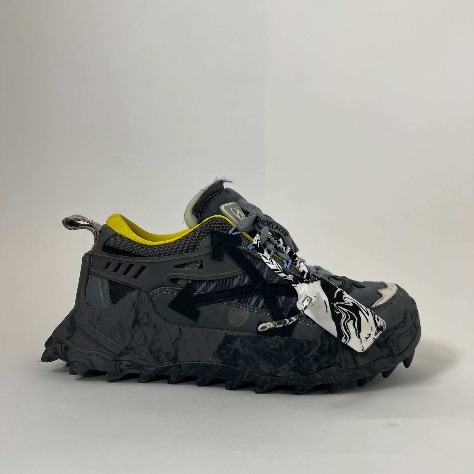 Off-White Grey Odsy 1000 Sneakers Size 40