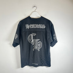 Chrome Hearts Black Mesh Short Sleeve Jersey Size M