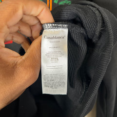 Casablanca Black Rainbow Crayon Embroidered Sweatshirt Size S