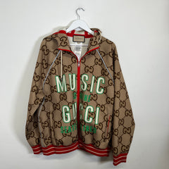Gucci 100 GG Neoprene Graphic Jacket Size L