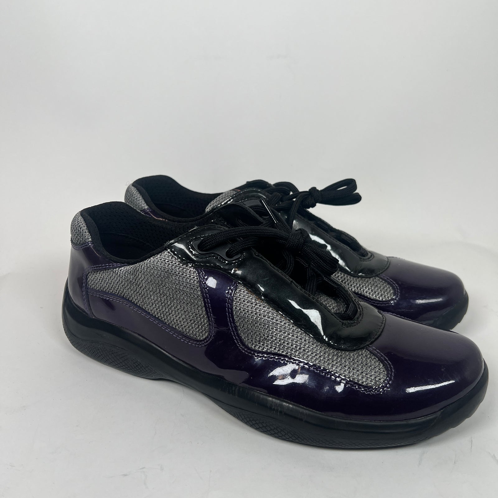 Prada Purple Original Cup Sneakers Size 8