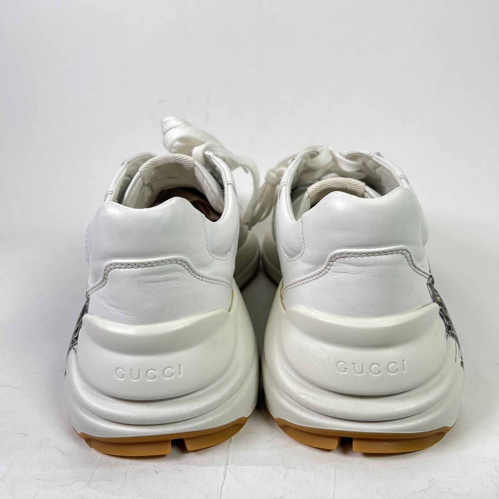 Gucci Tiger Print Rhyton Sneakers