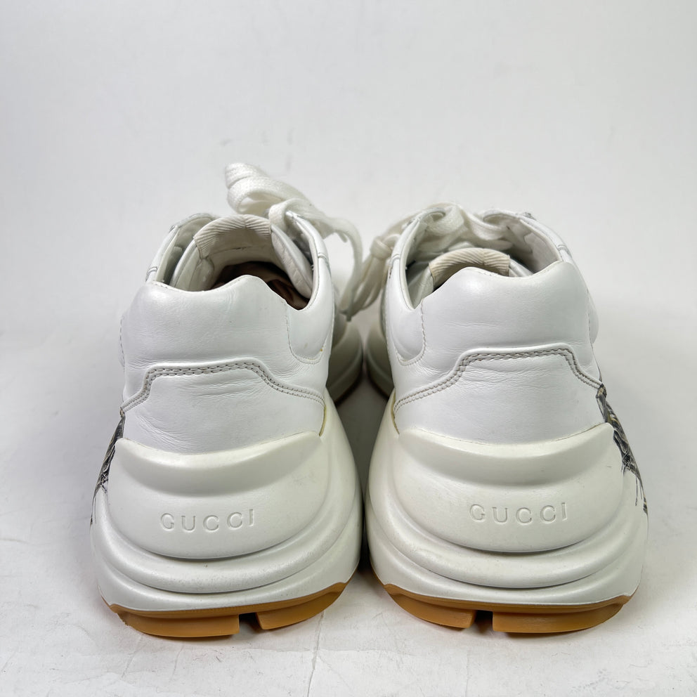 Gucci Tiger Print Rhyton Sneakers