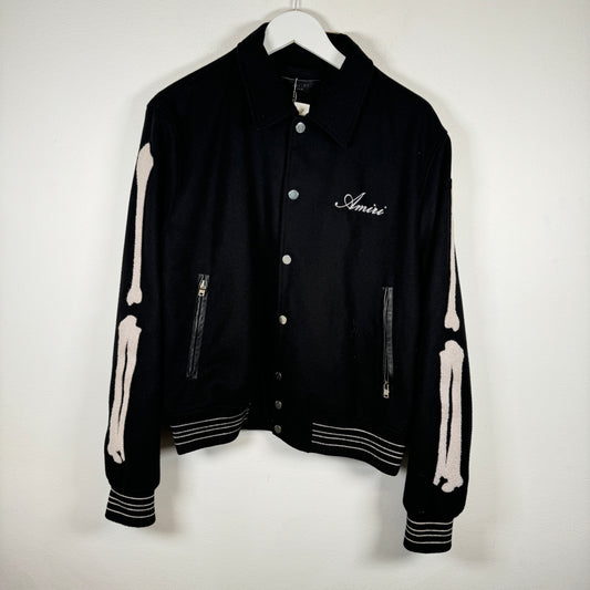 Amiri Bone Varsity Jacket Size L