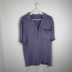 Jacquemus Purple 'La Maille Porta' Button-Up Shirt Size XXL
