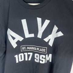 1017 Alyx Black 'St Marks' Tee Size XXL