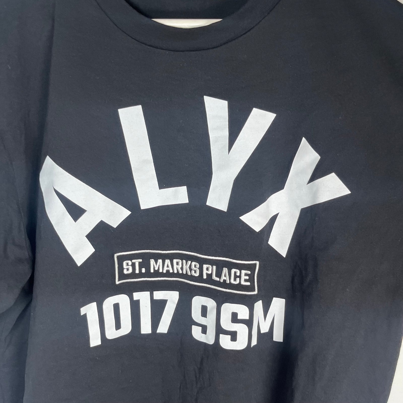 1017 Alyx Black 'St Marks' Tee Size XXL