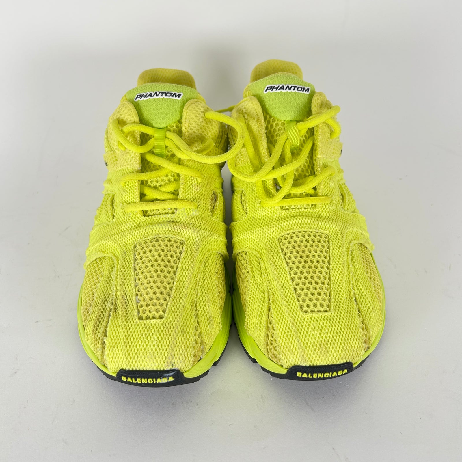 Balenciaga Neon Yellow Phantom Sneakers Size 42