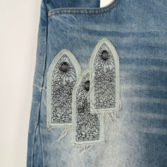 Who Decides War Patched Arch Carpeneter Shorts Size 40